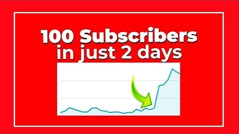 How to get first 100 Subscribers - in just 2 Days  (GUARANTEED) | AR Amzad