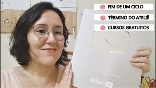 Fim de um ciclo - Término da Sakura Origami - Placa de 100 mil - Novidades - Cursos Gratuitos