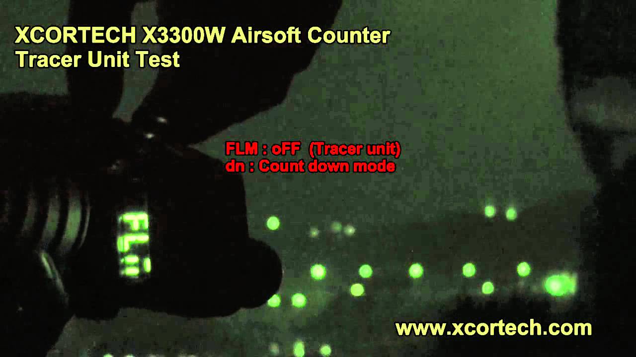Xcortech X3300W Tan Advanced Bb Control Unit Chronograph Tracer Unit Airsoft 