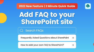 HOW TO: Add FAQ Web Part to SharePoint Pages | Cloud Design Box