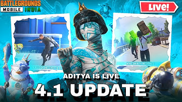 BGMI NEW 4.1 UPDATE / ADITYA IS LIVE l BGMI LIVE SHORTS #viral #Adityaislive #youtube  #trending