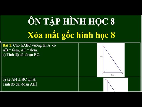 Video Xóa mất gốc hình học 8 - Ôn tập hình học 8 - YouTube