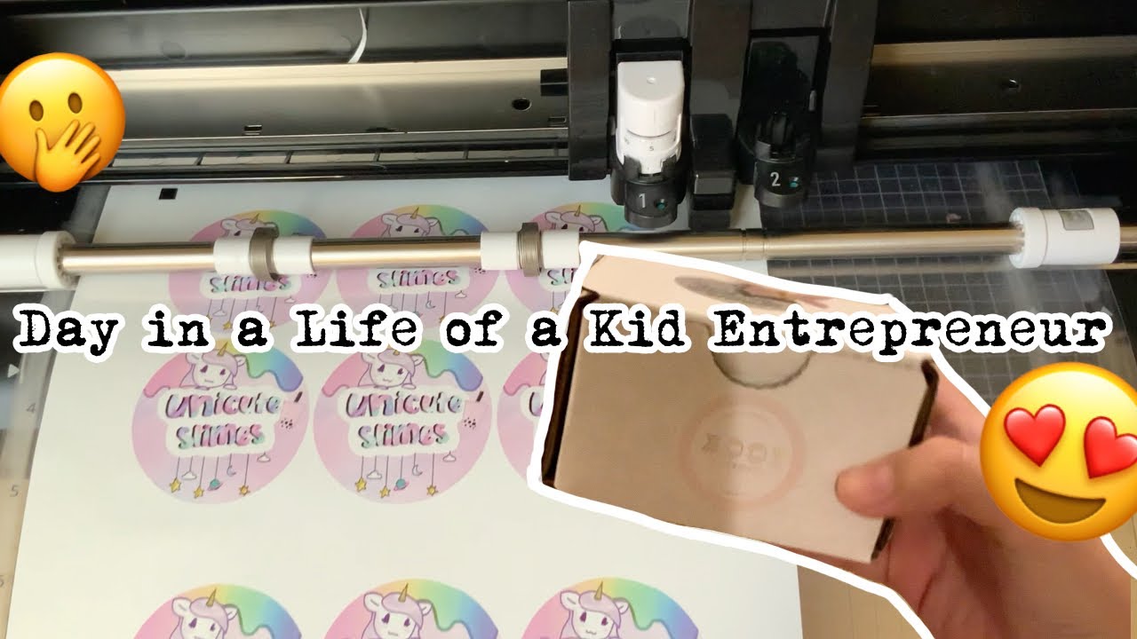 Day in a Life of a Kid Entrepreneur (Slime Etsy Shop)