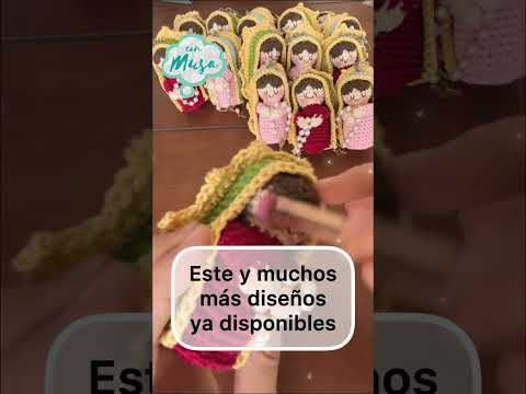 @CreandoConMusa Te van a pedir muchas de estas #virgencita #tejido #amigurumi #asmr