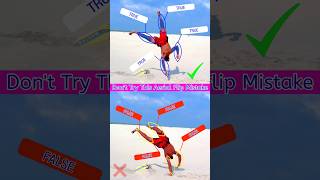 Stop! Fix Your Aerial Flip First ? 🤸 !! #aerial#flip#backhand#tutorial #trending#shorts @Pk fly king