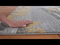 Abani rugs laguna lag220a contemporary grey and yellow abstract area rug