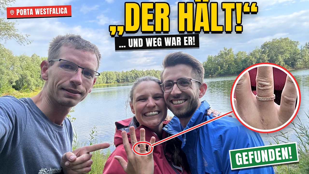 Auftragssuche: Ring im Schlamm verloren – und dann dieses Signal! | Porta Westfalica