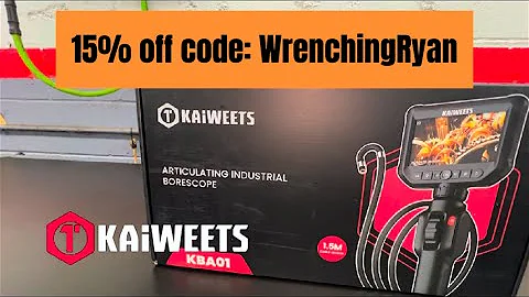 KAIWEETS KBA01 Articulating Borescope | Review and real world action in Auto Repair.  @WrenchingRyan