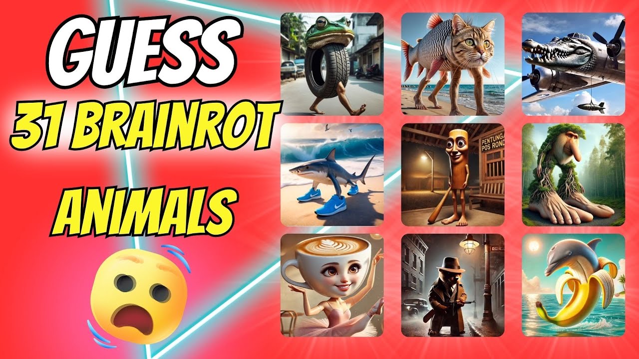🧠✨ Guess the 31 Brainrot Animals! ✨🧠