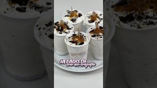 HELADOS de OREO CON AREQUIPE 😍🍪🍦 para VENDER desde CASA 🏠 #shortsviral #heladodeoreo #receta