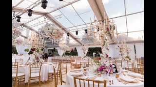 Stunning marquee wedding for Charbel & Joudy