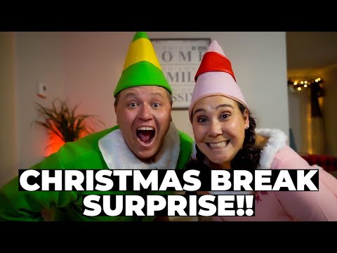 CHRISTMAS ELF SURPRISE | Buddy the Elf Surprise for Christmas Break 🎄