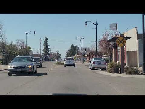 Downtown Manteca, California : 10min Drive Around