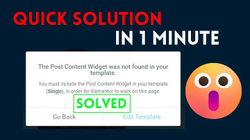 How to Fix Content Area not Found Error in Elementor quick solution with in 1 minute