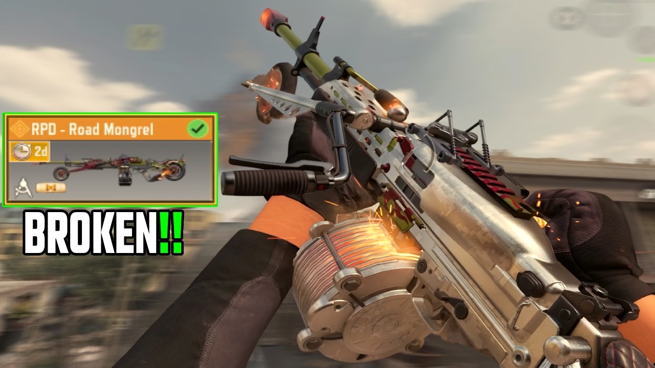 This RPD is Broken!! RPD Gunsmith Are Secret Meta in COD Mobile Season ...