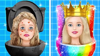 NERD vs POPULAR DOLL MAKEOVER CHALLENGE 💄 Dolls Come To Life by Yay Time! FUN