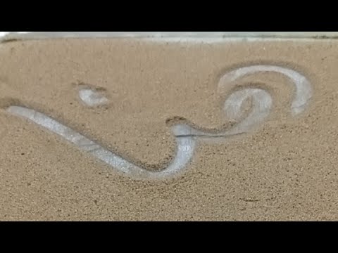 كتابة الاسماء علي الرمل