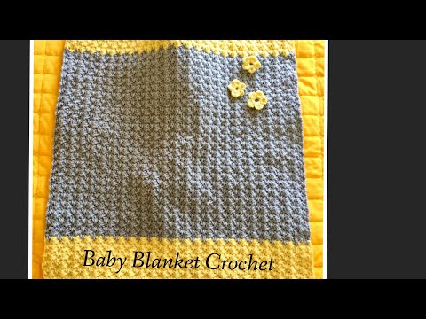 Baby Blanket Crochet / 베이비 블랭킷  뜨기 / 아기 이불 뜨기