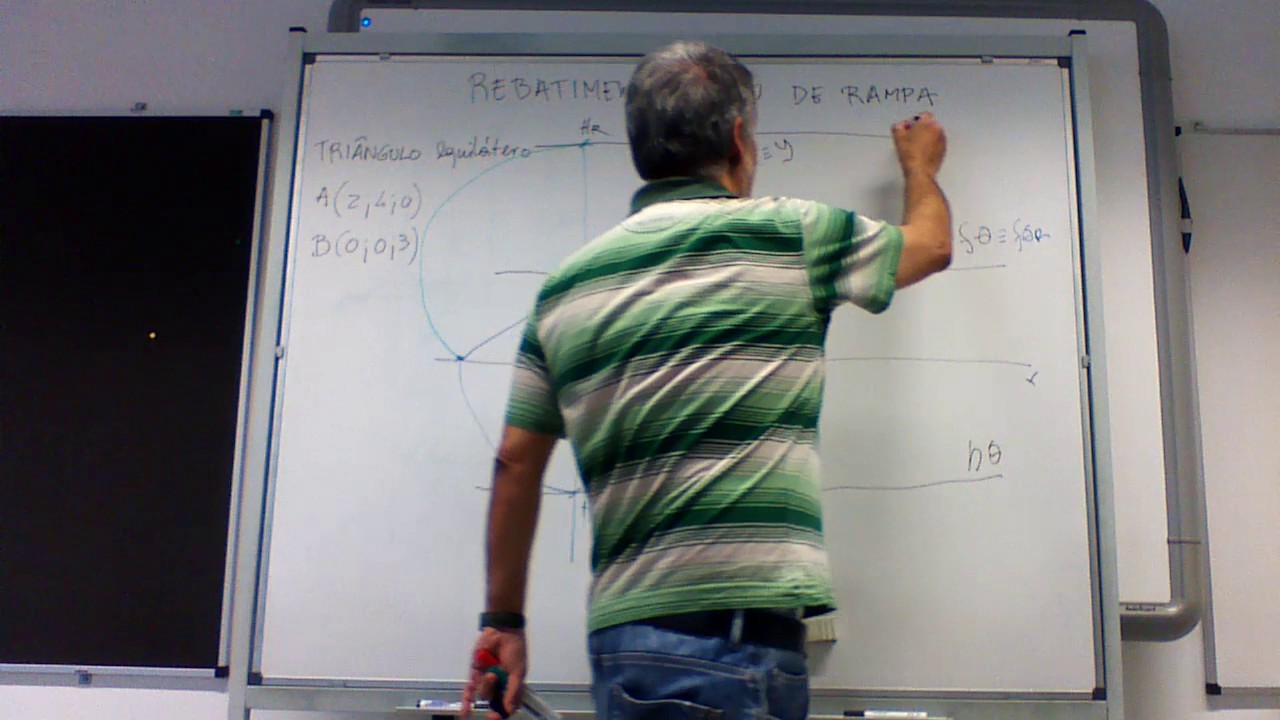 Rebatimento Frontal do Plano de Rampa