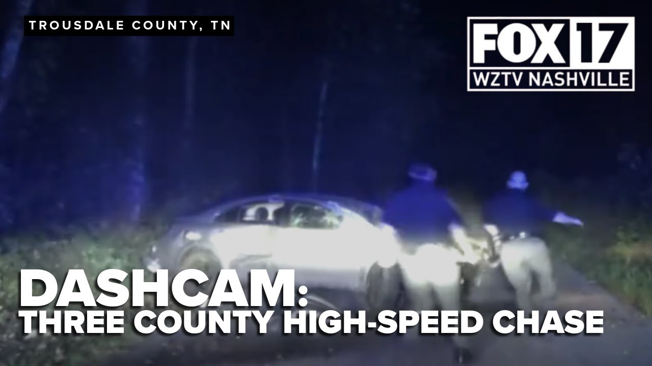 DASHCAM: Man arrested after high-speed chase across three Tennessee ...