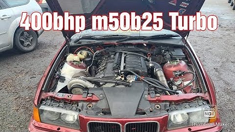 #Turbo #E36 #M50B25, BMW m50b25 turbo, 400bhp at the wheels.