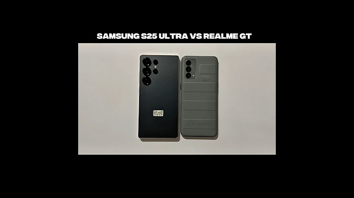 Samsung S25 ULTRA VS REALME GT
