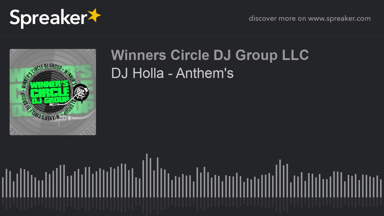 DJ Holla - Anthem's