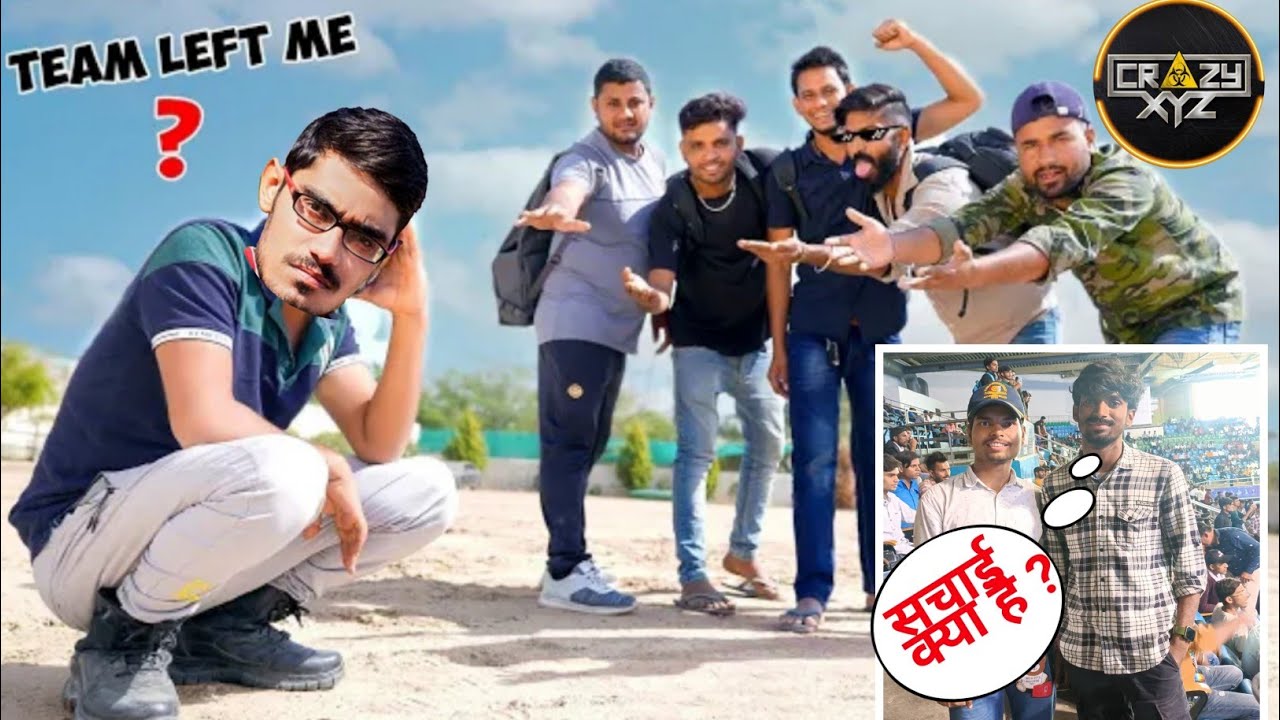 My Team Left Me Alone...😭 @CrazyXYZ @SachinCrazyVlogs - YouTube