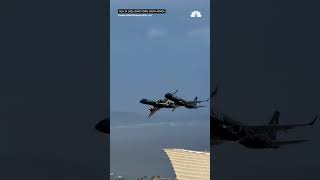 Low flyover startles fans at South Africa stadium