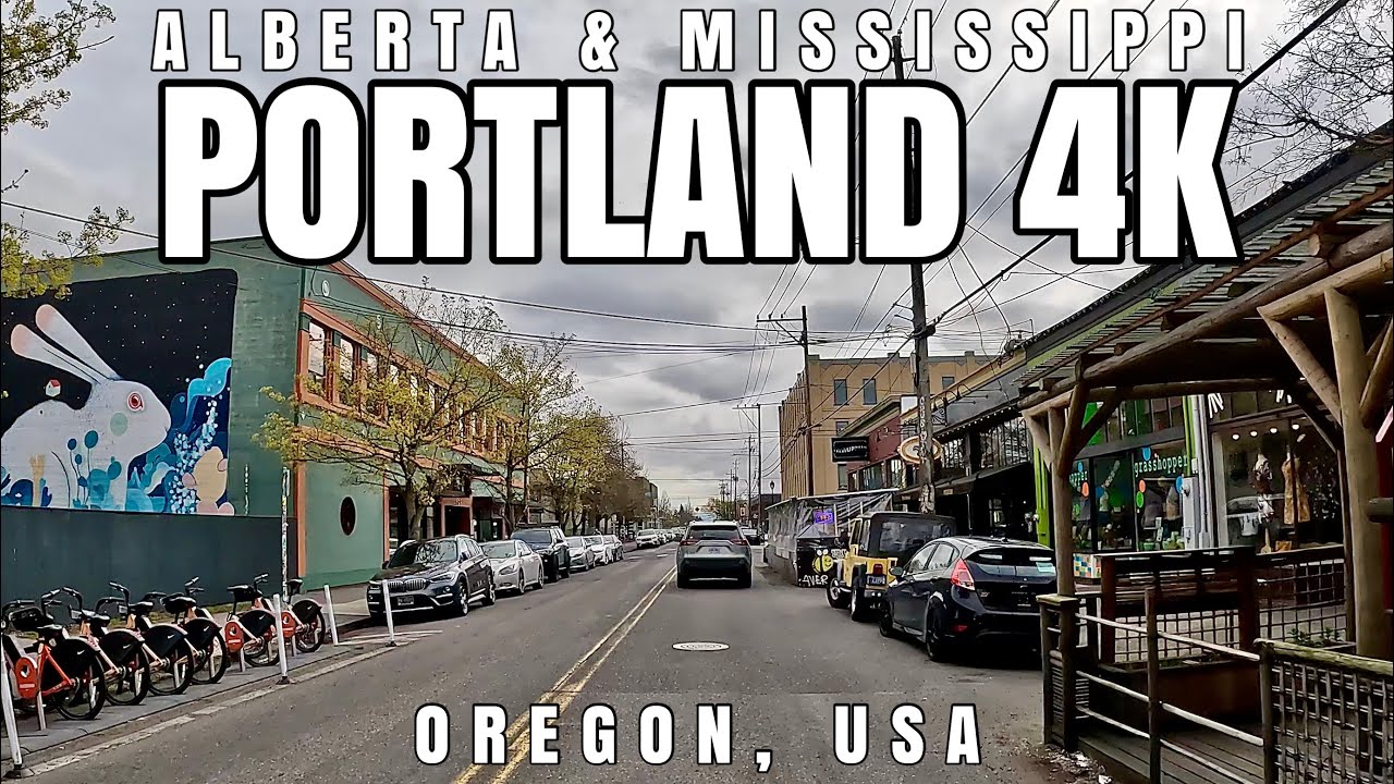 North Portland Drive 4K Alberta & Mississippi District Portland