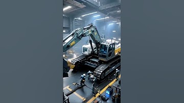 amazing! excavator turns into a big robot #ai #robot #excavator #transformers #shorts #subscribe