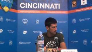 Novak Djokovic Post Match Press Conference at the Western & Southern Open