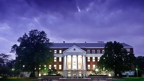 McKeldin Library All-Nighter