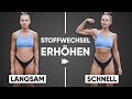 Stoffwechselaufbau - Reverse Diet (Mehr Kalorien verbrennen, bei weniger Körperfett)