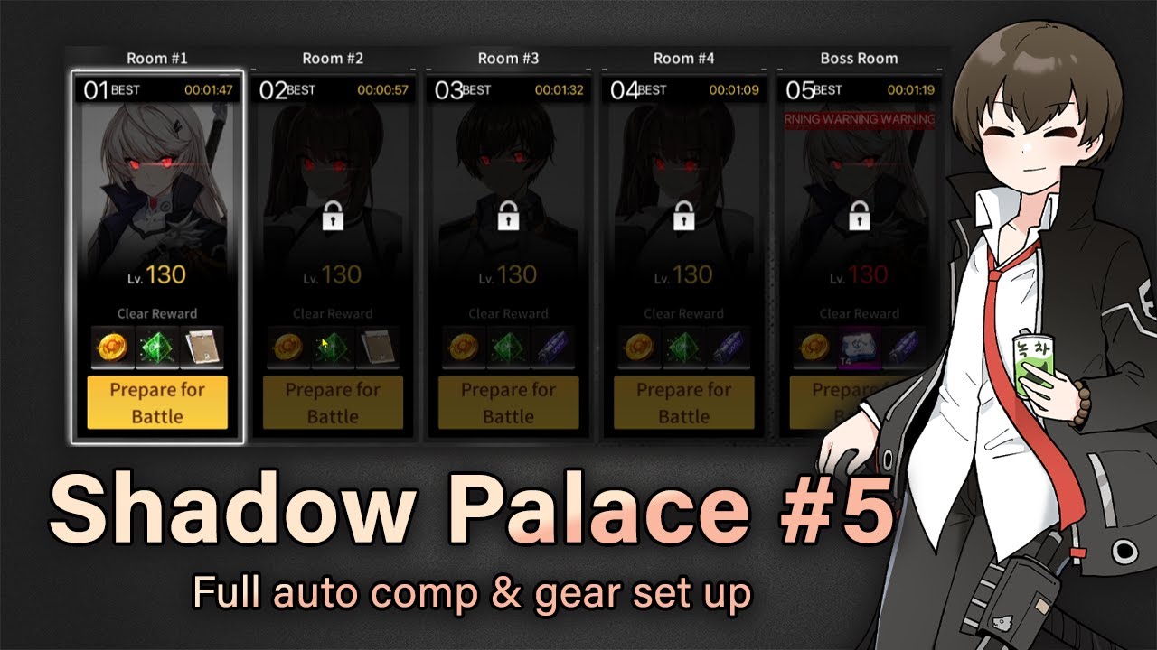 [Counter:Side] Shadows Palace #5 Full Auto Run Guide | CS Global Server ...