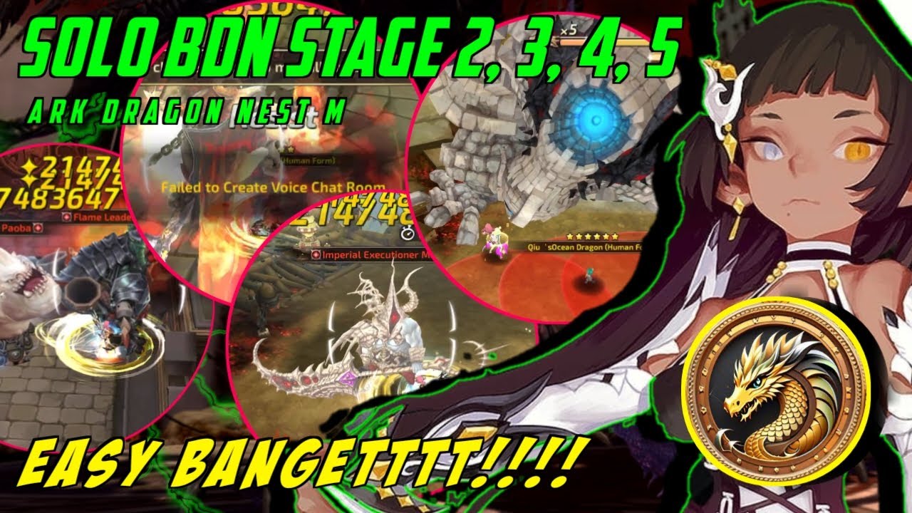 Solo BDN Stage 2 3 4 5 Pov Oracle Elder - ARK Dragon Nest M