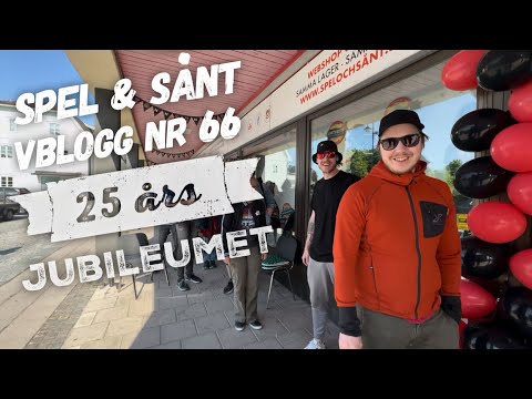 Spel & Sånt Vblogg nr 66 25 års jubileum! Kön började 16h innan Öppning