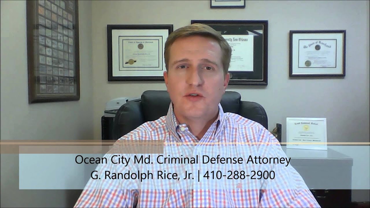 Do you need a criminal defense attorney in Ocean City, Maryland?Call 410-28...