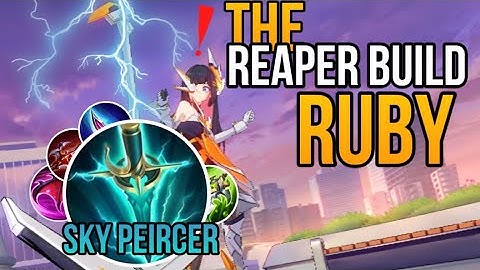 NEW ITEM SKY PEIRCER | NEW BEST BUILD 2024 FOR DAMAGE TYPE RUBY | RUBY GAMEPLAY | ikanji | MLBB