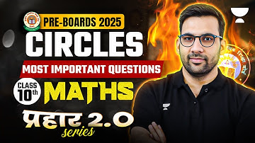 Class 10 Maths | Class 10 Circles Concept + Important Questions | By Mandeep Sir
