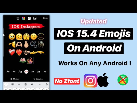 iOS 15.4 Emojis with all Fonts On Instagram Story | iOS Instagram
