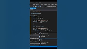 C++ : Printing duplicate values in array #shorts #youtubeshorts
