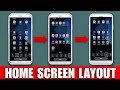 Home screen layout Kaise change Kare | how to change home screen layout | phone settings