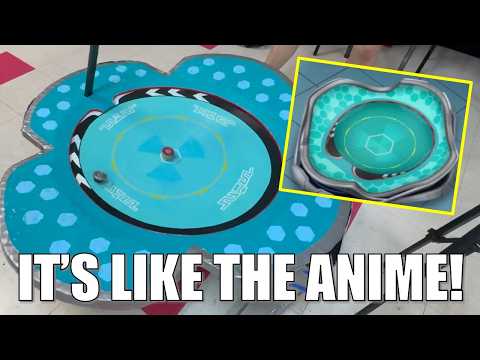 I Battled in a REAL LIFE Beyblade Anime Stadium! | Beyblade X