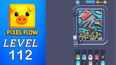 Pixel Flow Level 112 Walkthrough
