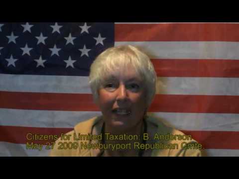 Barbara Anderson of Citizens for Limited Taxation Part 1