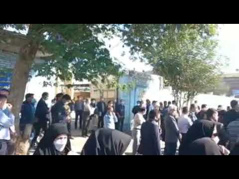 اعتراضات معلمان شوش دانیال استان خوزستان دوشنبه ۲۲ آذر ۱۴۰۰