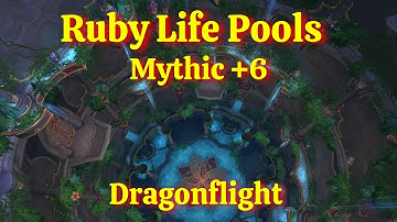 Ruby Life Pools Mythic +6/Unholy Death Knight Gameplay  #dragonflight