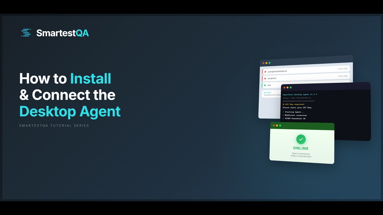 How to Install & Connect the Desktop Agent | No-Code Test Automation ...