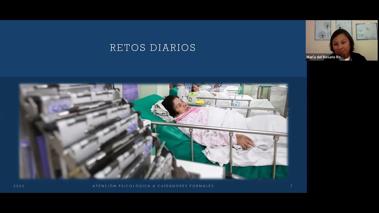 Atención psicológica a cuidadores formales: manejo postpandemia - Mtra. María del Rosario Rojas